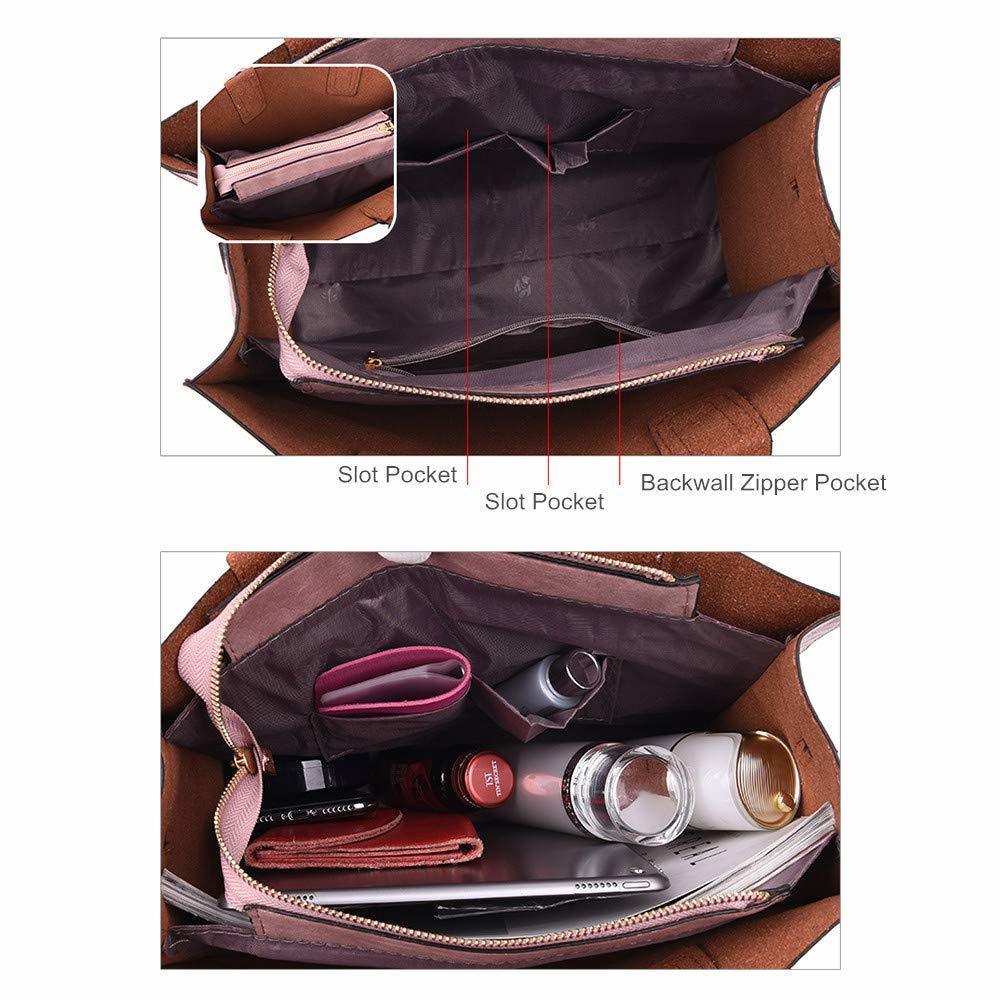 Handbags Sets 3 Pcs Large Capacity Handbag Chain Shoulder Bag Clutch T_T - Picture 5 of 6